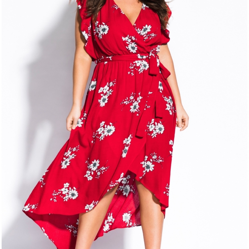 City Chic Love Floral Maxi Dress